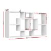 Floating Wall Shelves Bookshelf White