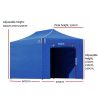 Gazebo Pop Up Marquee Folding Wedding Tent Gazebos Shade – 3×6 m, Blue