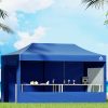 Gazebo Pop Up Marquee Folding Wedding Tent Gazebos Shade – 3×6 m, Blue