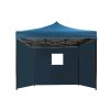 Gazebo Pop Up Marquee Folding Wedding Tent Gazebos Shade – 3×3 m, Navy Blue