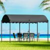 Gazebo Marquee 4x3m Outdoor Event Wedding Tent Camping Party Shade Iron Art Canopy Grey