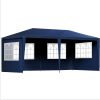 Gazebo Outdoor Marquee Wedding Gazebos Party Tent Camping 3x6m – Blue