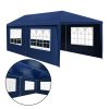 Gazebo Outdoor Marquee Wedding Gazebos Party Tent Camping 3x6m – Blue