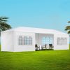 Gazebo 3×9 Outdoor Marquee Gazebos Wedding Party Camping Tent 8 Wall Panels – White