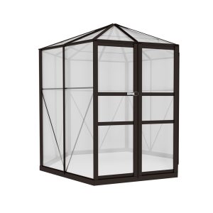 Greenhouse 2.4x2.1x2.32M Aluminium Polycarbonate Green House Garden Shed