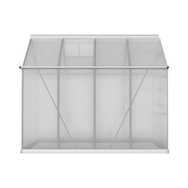 Greenfingers Aluminium Greenhouse Green House Polycarbonate Garden Shed 2.4×2.5M