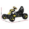 Kids Pedal Go Kart Ride On Toys Racing Car Plastic Tyre – Black