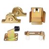 Roller Guide Gate Opener Track Stopper Sliding Hardware Accessories Kit