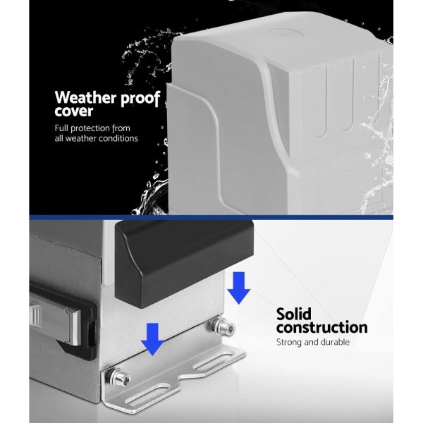 Electric Sliding Gate Opener 1800KG Keypad 6M Rail