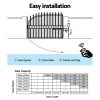 Automatic Electric Gate Opener Single Swing Remote Control 300KG 5M