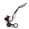 88CC Tiller Rototiller Cultivator Garden Soil Power Rotary Hoe – 4 Blades