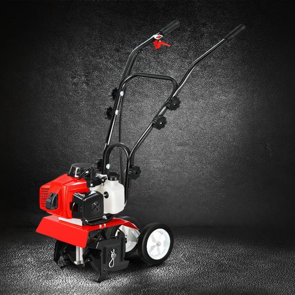 88CC Tiller Rototiller Cultivator Garden Soil Power Rotary Hoe – 4 Blades