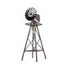 Garden Windmill Metal Ornaments Outdoor Decor Ornamental Wind Mill – 160×45 cm