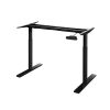 Standing Desk Sit Stand Motorised Adjustable Frame Only Dual Motor Black