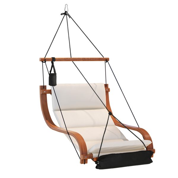 Hammock Chair Wooden Hanging Indoor Outdoor Lounge Patio