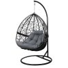 Outdoor Hanging Swing Chair – Black