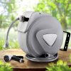 Retractable Water Hose Reel Garden Storage AutoRewind Spray Gun – 20 M