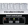 12kg Ice Maker Machine w/Self Cleaning Silver