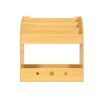 Kids Bookshelf Children Toys Storage Shelf Rack Organiser Bookcase Display – Wooden