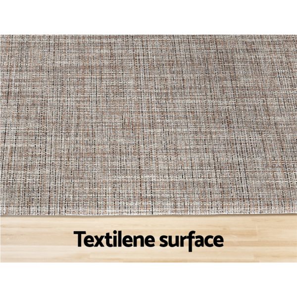 Kitchen Mat 45x75cm Textilene Floor Rug Carpet Non-slip