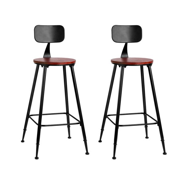 Vintage Industrial Bar Stool Retro Barstools Dining Chairs Kitchen – 2