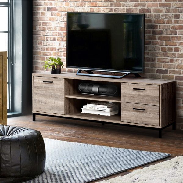 TV Cabinet Entertainment Unit 132cm Pine Tania