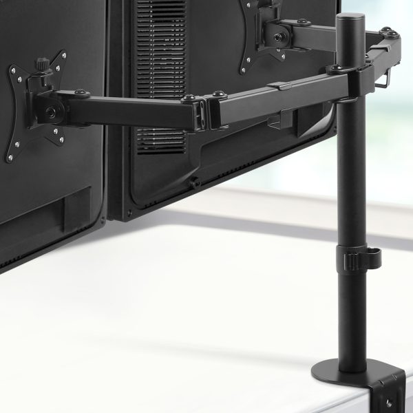 Monitor Arm Mount Dual 32″ Black