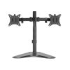 Monitor Arm Stand Dual Black