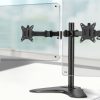 Monitor Arm Stand Dual Black