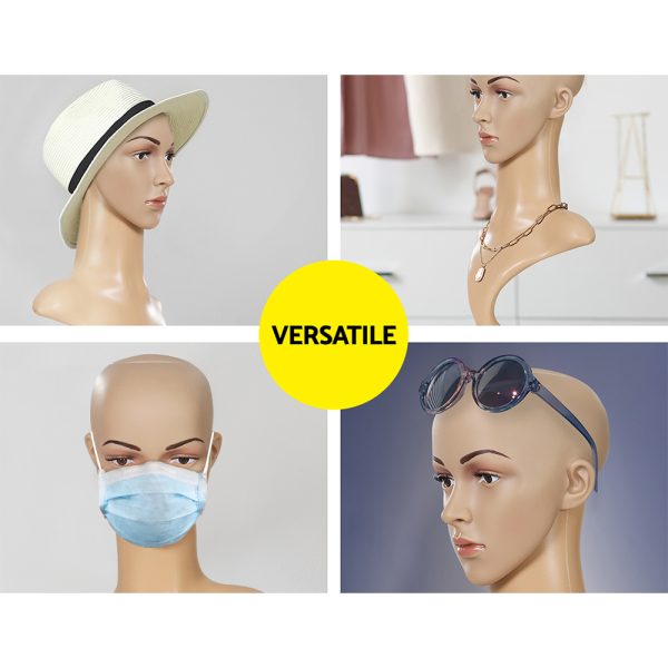 Mannequin Head Dummy Model Display Shop Stand Professional Use – Female