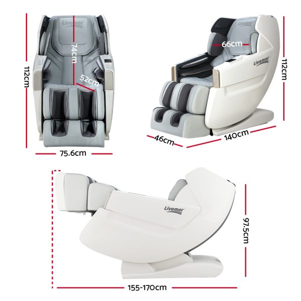 Massage Chair Electric Zero Gravity Bed Recliner Kneading Massager