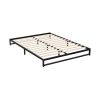 Metal Bed Frame Bed Base Mattress Platform Black BERU – DOUBLE