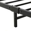 Apache Metal Bed Frame Mattress Base Platform Foundation Black Dane – SINGLE