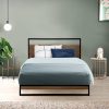 Apache Metal Bed Frame Mattress Base Platform Foundation Black Dane – SINGLE