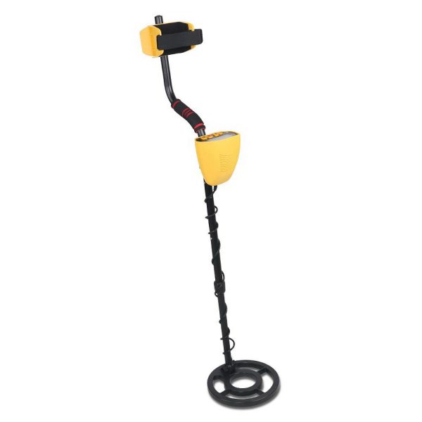 LCD Screen Metal Detector with Headphones – Yellow