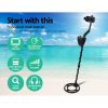 LCD Screen Metal Detector with Headphones – Black