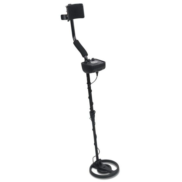 LED Metal Detector with Headphones – Black