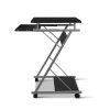 Metal Pull Out Table Desk – Black