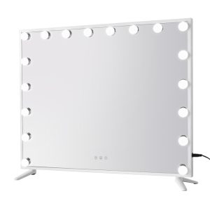 Makeup Mirror with Light LED Hollywood Vanity Dimmable Wall Mirrors – With Frame