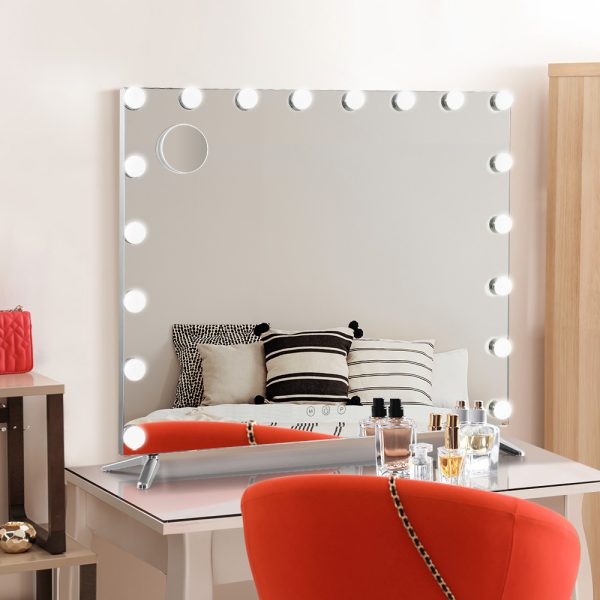 Makeup Mirror with Light LED Hollywood Vanity Dimmable Wall Mirrors – Frameless