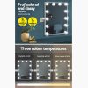 Hollywood Wall mirror Makeup Mirror With Light Vanity 12 LED Bulbs