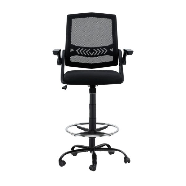 Office Chair Drafting Stool Mesh Chairs Black