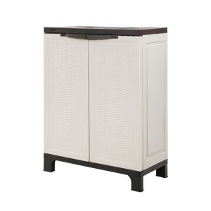 Outdoor Storage Cabinet Lockable Cupboard Garage 92cm