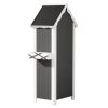 Outdoor Storage Cabinet Shed Box Wooden Shelf Chest Garden Furniture