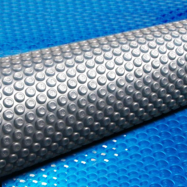 Solar Swimming Pool Cover – 10×4 m, Blue and Grey