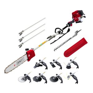 4-STROKE Pole Chainsaw Hedge Trimmer Brush Cutter Whipper Multi Tool Saw