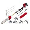 4-STROKE Pole Chainsaw Brush Cutter Hedge Trimmer Saw Multi Tool