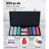 Poker Chip Set 1000PC Chips TEXAS HOLD’EM Casino Gambling Dice Cards – 300