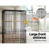 Bird Cage Pet Cages Aviary Large Travel Stand Budgie Parrot Toys – Type 5 – 88 cm