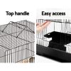 Bird Cage Pet Cages Aviary Large Travel Stand Budgie Parrot Toys – Type 5 – 88 cm